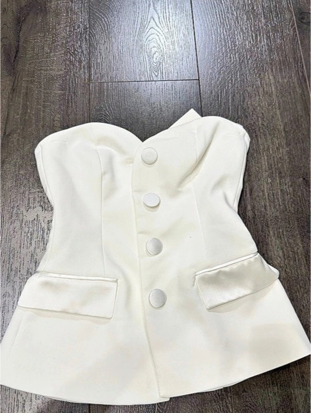 ZARA White Blazer Size XSmall NWT